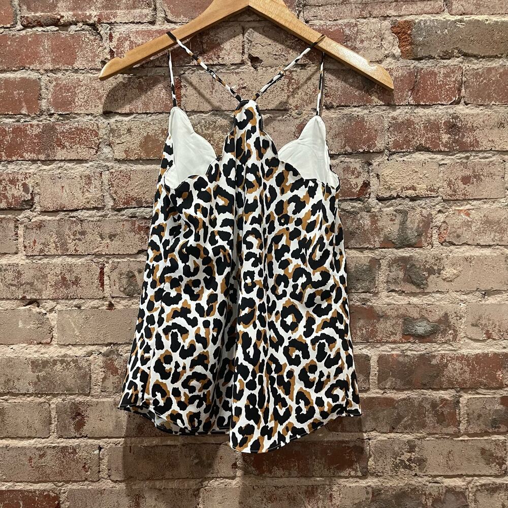 SPRING SALE! J.Crew Scalloped Camisole Racerback Lined Tank Top Size 00 - Picture 6 of 7